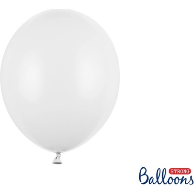 STRONG BALLOONS BALÓNKY pastelové 27 cm bílé