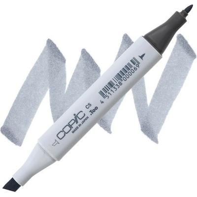 Lihová fixa COPIC Classic oboustranná Fine & Chisel, Cool gray 5 (C5)