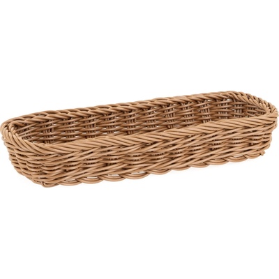 TECHNICA Košík na príbory z polyratanu 270x100x45 mm hnedý | TECHNICA Gold Line