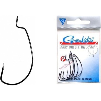 Gamakatsu Worm Offset EWG vel.1 6 ks