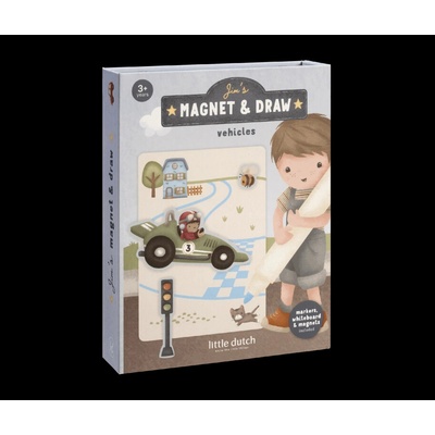 Little Dutch knížka s magnety jim doprava