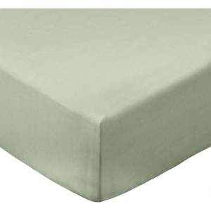 Bianca Зелен еластичен чаршаф от памук перкал 90x190 cm Cotton Percale - Bianca (BD/52521/R/SFDX/SA)