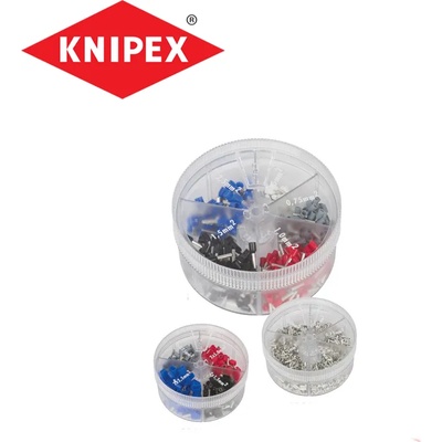 KNIPEX Асортимент изолирани кабелни обувки 200бр. / knipex 97 99 908 / (kni 97 99 908)