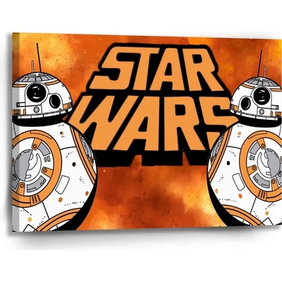 Sablio Obraz Star Wars Ohnivé pozadie - 90x60 cm