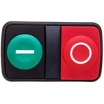 Schneider Electric Double button drive green/red /O-I/ without light self-return ZB5AL7341