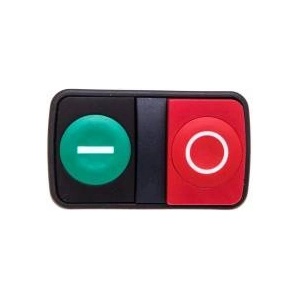 Schneider Electric Double button drive green/red /O-I/ without light self-return ZB5AL7341