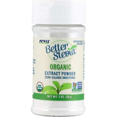 NOW Better Stevia Extract Powder Organic 28 g