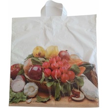 Taška LDPE 46x50x5 cm s držadlem - OVOCE/ZELENINA