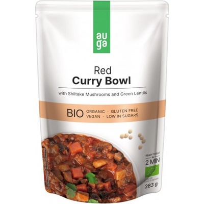 Auga organic Bio Red Curry Bowl s červeným karí korením hubami shiitake a šošovicou 283 g