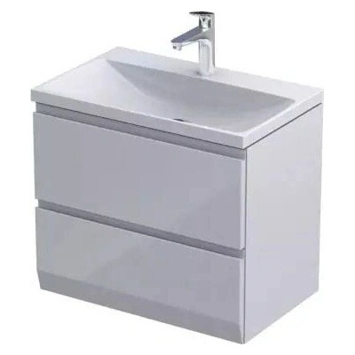 Oristo Brylant skříňka 59.6x38x50 cm pod umyvadlo závěsná bílá OR36C-SD2S-60-1