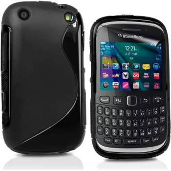 Image 1 of BlackBerry Curve 9320 Силиконов Калъф Черен + Протектор