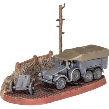 Revell Сглобяем модел Revell - Krupp Protze KFZ 69 & 3, 7 cm Pak (R03344)