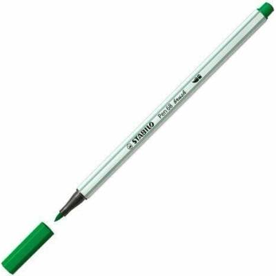 Stabilo Pen 68 brush zelená smaragdovo