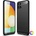 Samsung Galaxy A22 4G Удароустойчив Carbon Fiber Калъф и Протектор