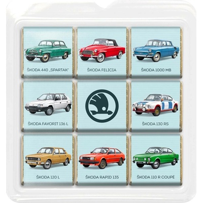 Choco Pola Čokoládové puzzle Auto Škoda 45 g