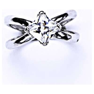 Čištín Stříbrný zásnubní se zirkonem0 T 1265