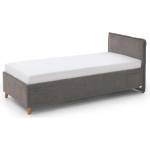 meise.möbel Сиво тапицирано детско легло 90x200 cm с място за съхранение с включена подматрачна рамка Fun - Meise Möbel (2225-89-0900)