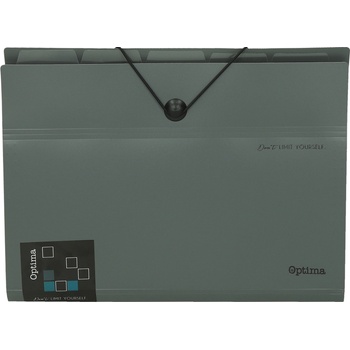 Image 1 of Optima Папка Optima, А4, с 6 отделения, сива (32189-А-СИВ)