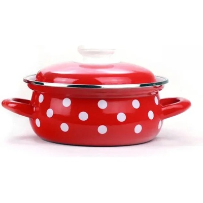 BELIS Puntík bílý / červený 16 cm 1,4 l