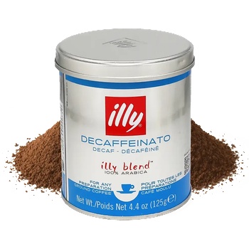 illy Espresso Decaffeinated мляно 125 g