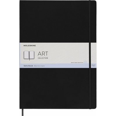 Moleskine Skicář Watercolour Notebook tvrdé desky A3, ČERNÝ