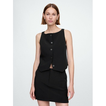 GAP Изрязана жилетка GAP | Cheren | ЖЕНИ | XS