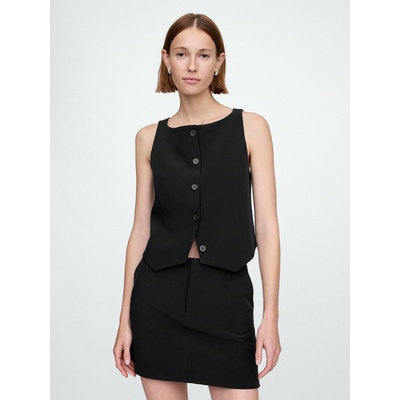 GAP Изрязана жилетка GAP | Cheren | ЖЕНИ | XS