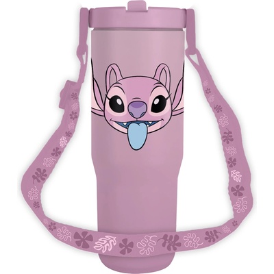 Character 30Oz Pitcher With Strap Water Bottle - Lilo & Stitch