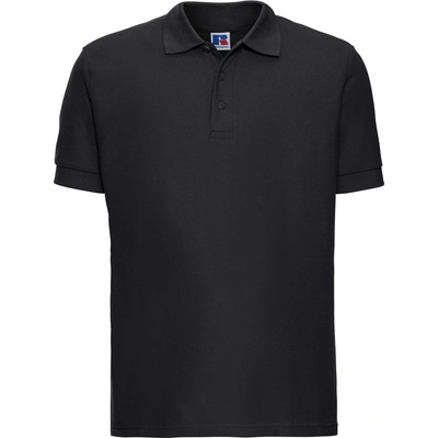 Russell Athletic 577m / Мъжка поло тениска от 100% памук, къс ръкав - черна xl (10577m00204)