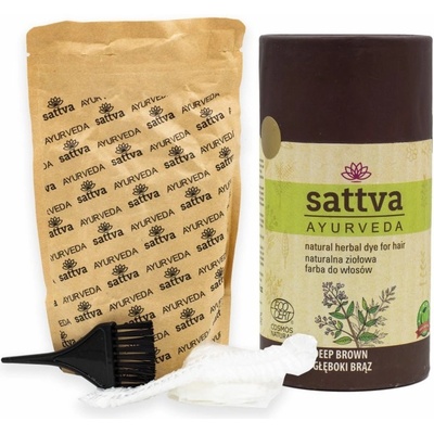 Sattva Henna na vlasy Sytě Hnědá 150 g
