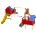 Playfactory КОМБИНИРАНО ДЕТСКО СЪОРЪЖЕНИЕ two houses ps0024