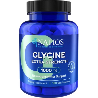 NATIOS Glycine Extra Strength, 1000 mg, 100 veg. kapslí