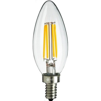 Ecolamp Dekoračná LED žiarovka E14 teplá 2700k 5w 600 lm sviečka