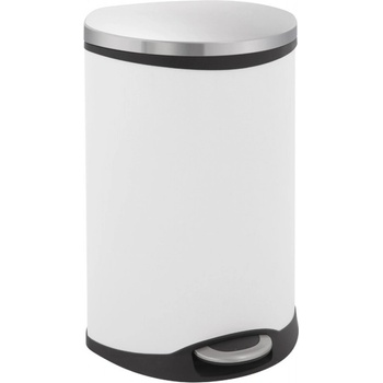 EKO-Europe EKO Кош за отпадъци с педал SHELL - 50 литра - бял (EKO 921850 - White)