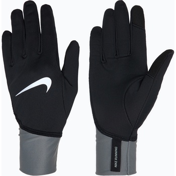 Nike Дамски ръкавици за бягане Nike Pacer Midweight RG black/smoke grey/silver