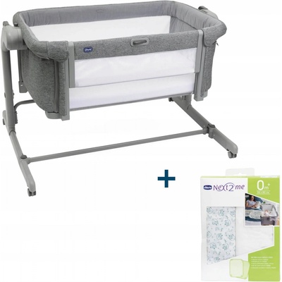 CHICCO Postieľka Next2Me Magic Evo Dark Grey