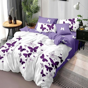 EmonaMall Двулицев спален комплект с два горни плика EmonaMall, 7 части - Модел S17750 (S17750)