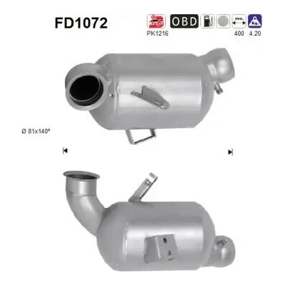 AS Filtr pevných částic ASA FD1072