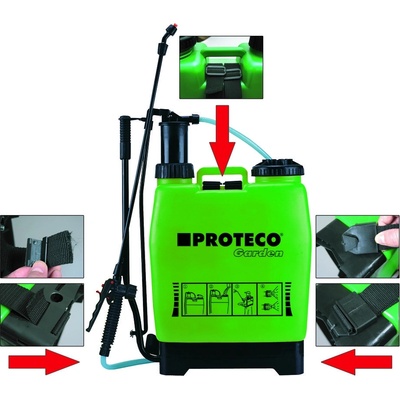 Proteco Postřikovač ruční tlakový 16 litrů