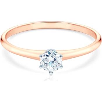 SAVICKI Годежен пръстен The Journey: двуцветно злато, лабораторен диамант