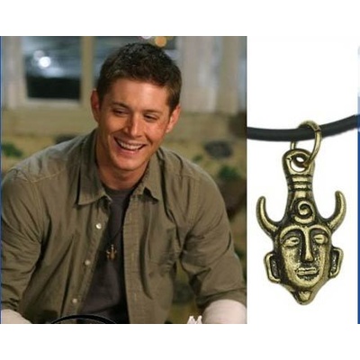 Origoska Řetízek Amulet Supernatural (Lovci duchů) Dean Winchester SP01 hnědá