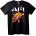 NOONEBRAND Тениска AFI Дизайн с череп - 2XL, Black