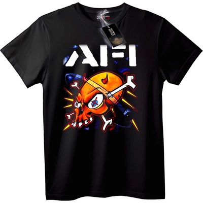 NOONEBRAND Тениска AFI Дизайн с череп - 2XL, Black
