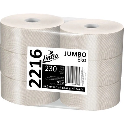 Linteo JUMBO EKO 230 1-vr. sivý recykl, 180m (6ks)