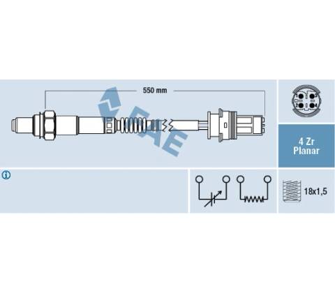 Lambda sonda FAE 77442
