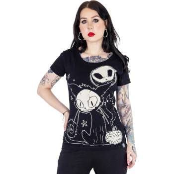 Image 1 of Cupcake cult тениска cupcake cult - spooky cat - черно - poi1377