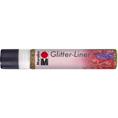 Glitter liner Marabu 25 ml hnědá espresso