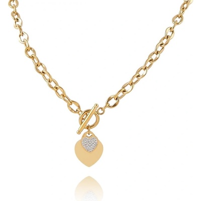 Bijutanki Позлатено Дамско Колие - Сърце