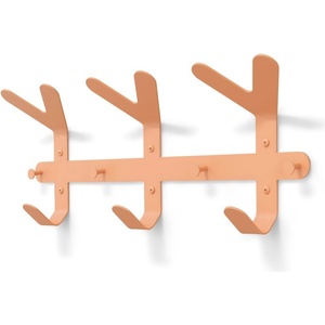 Spinder Design Стоманена стенна закачалка в цвят сьомга 66 cm Frondo - Spinder Design (GW051-12)