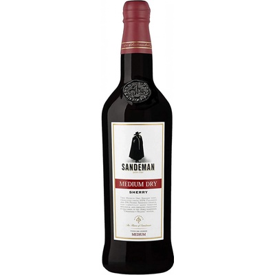 Sandeman Medium Dry Sherry 15% 0,75 l (čistá fľaša)